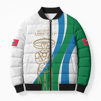 Personalized Italian Region Abruzzo Bomber Puffer Jacket Italy Sporty Style - Wonder Print Shop