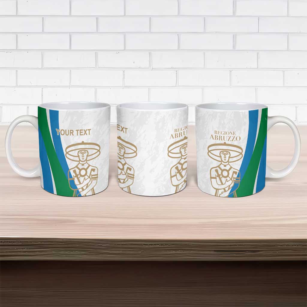 Personalized Italian Region Abruzzo Ceramic Mug Italy Sporty Style - Wonder Print Shop