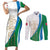 Personalized Italian Region Abruzzo Couples Matching Short Sleeve Bodycon Dress and Long Sleeve Button Shirt Italy Sporty Style - Wonder Print Shop
