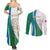 Personalized Italian Region Abruzzo Couples Matching Summer Maxi Dress and Long Sleeve Button Shirt Italy Sporty Style - Wonder Print Shop