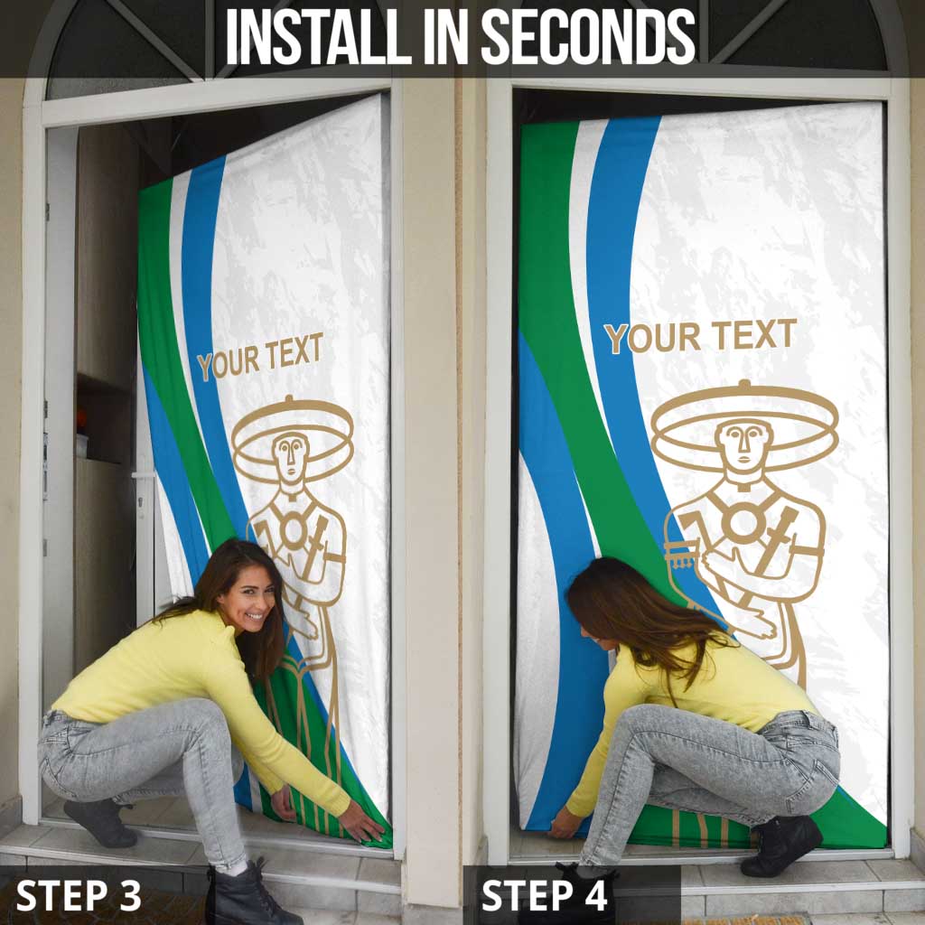 Personalized Italian Region Abruzzo Door Cover Italy Sporty Style - Wonder Print Shop