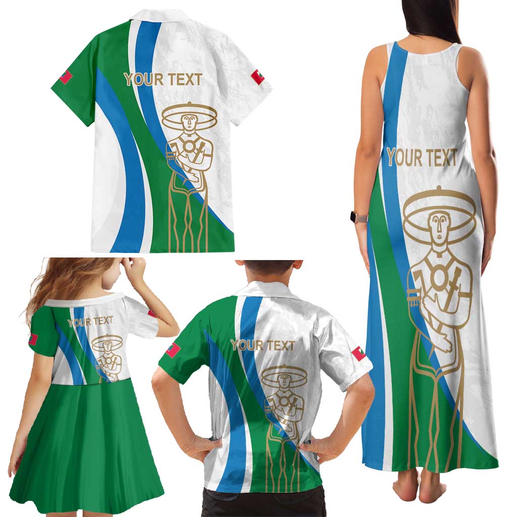 Personalized Italian Region Abruzzo Family Matching Tank Maxi Dress and Hawaiian Shirt Italy Sporty Style - Wonder Print Shop