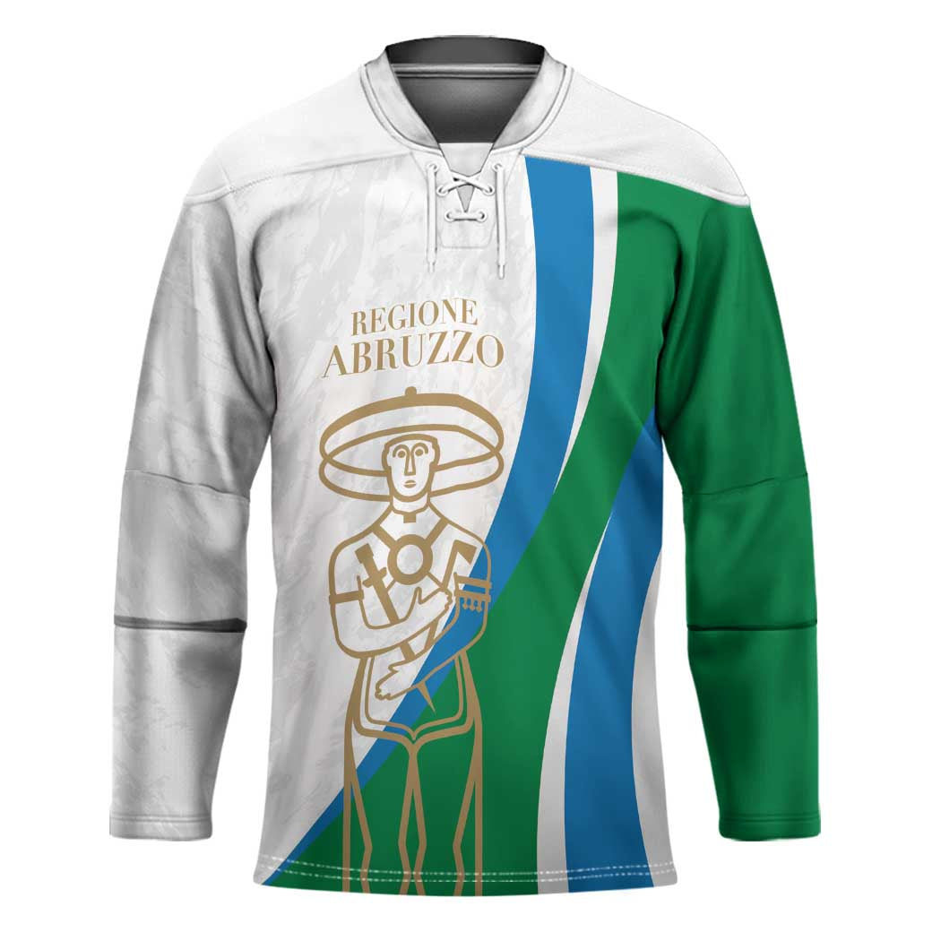 Personalized Italian Region Abruzzo Hockey Jersey Italy Sporty Style - Wonder Print Shop