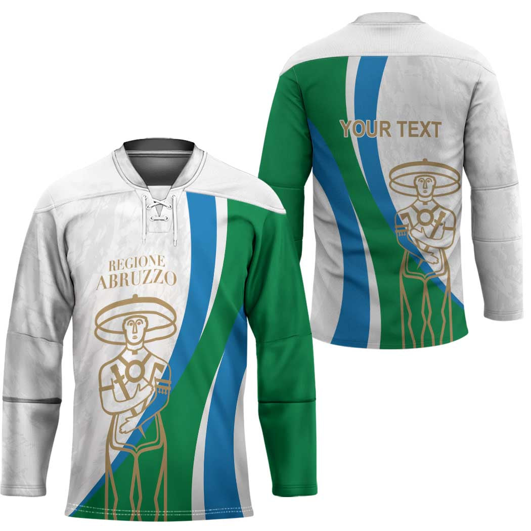 Personalized Italian Region Abruzzo Hockey Jersey Italy Sporty Style - Wonder Print Shop