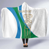 Personalized Italian Region Abruzzo Hooded Blanket Italy Sporty Style - Wonder Print Shop