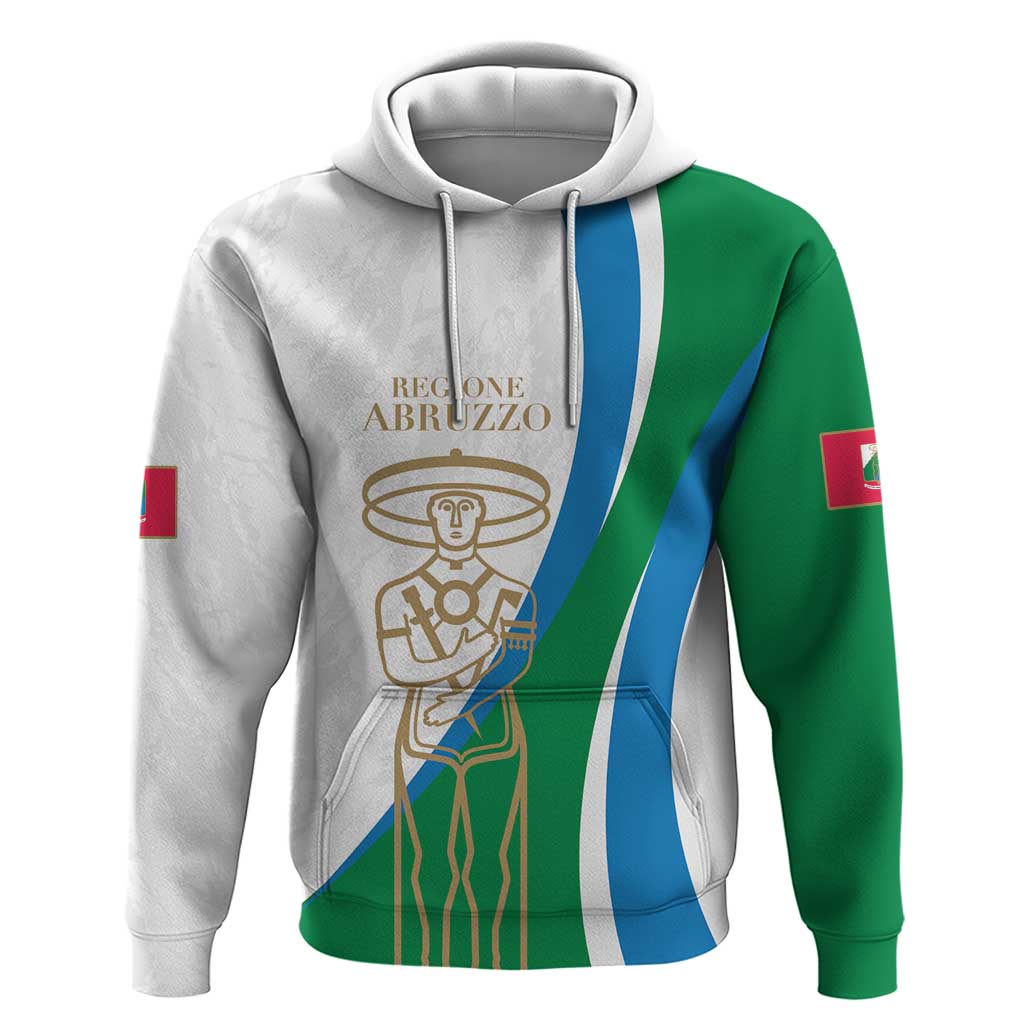 Personalized Italian Region Abruzzo Hoodie Italy Sporty Style - Wonder Print Shop