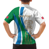 Personalized Italian Region Abruzzo Kid Hawaiian Shirt Italy Sporty Style - Wonder Print Shop