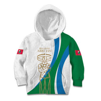 Personalized Italian Region Abruzzo Kid Hoodie Italy Sporty Style - Wonder Print Shop