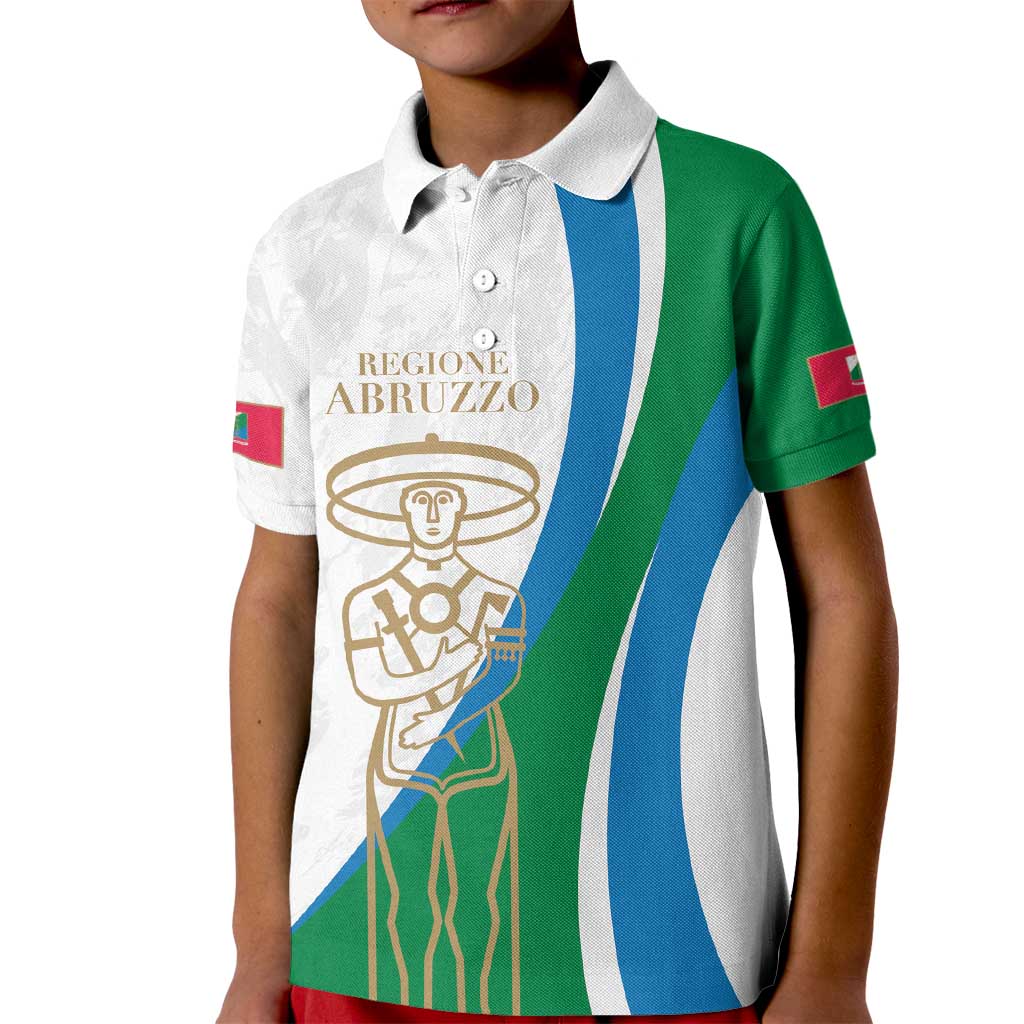 Personalized Italian Region Abruzzo Kid Polo Shirt Italy Sporty Style - Wonder Print Shop