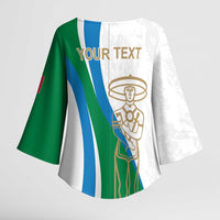 Personalized Italian Region Abruzzo Kimono Sleeve Blouse Italy Sporty Style - Wonder Print Shop