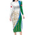 Personalized Italian Region Abruzzo Long Sleeve Bodycon Dress Italy Sporty Style - Wonder Print Shop