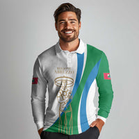 Personalized Italian Region Abruzzo Long Sleeve Polo Shirt Italy Sporty Style - Wonder Print Shop
