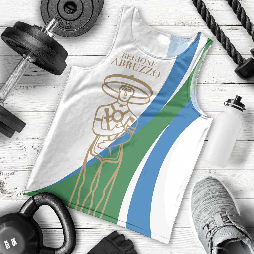 Personalized Italian Region Abruzzo Men Tank Top Italy Sporty Style - Wonder Print Shop
