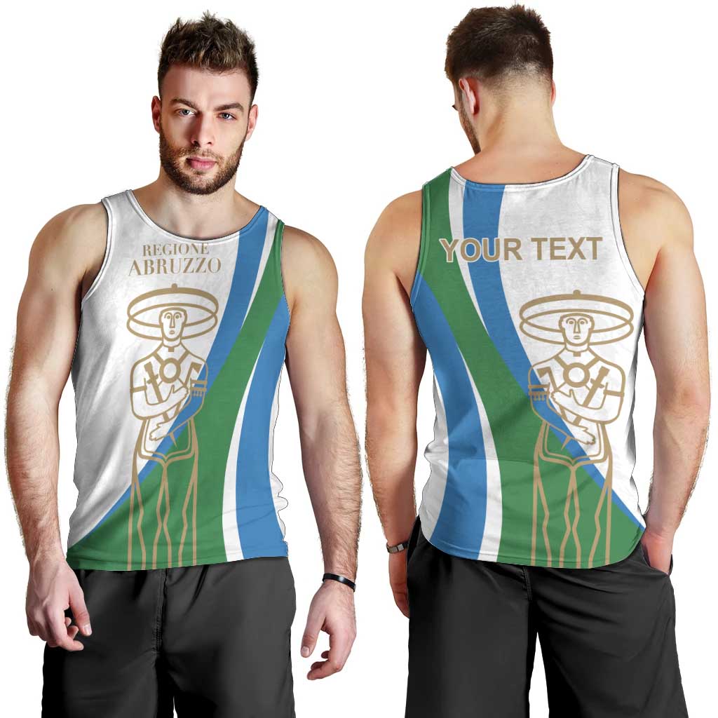 Personalized Italian Region Abruzzo Men Tank Top Italy Sporty Style - Wonder Print Shop
