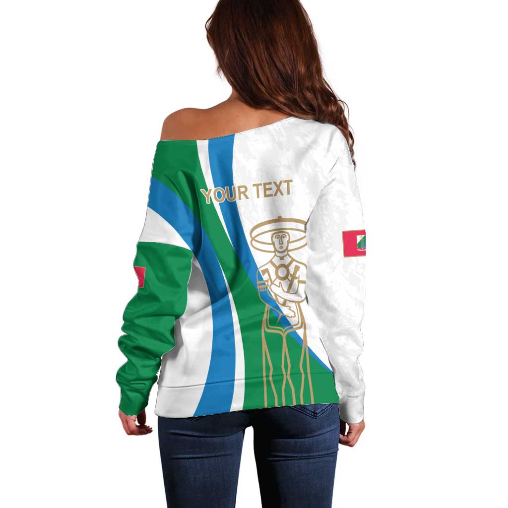 Personalized Italian Region Abruzzo Off Shoulder Sweater Italy Sporty Style - Wonder Print Shop