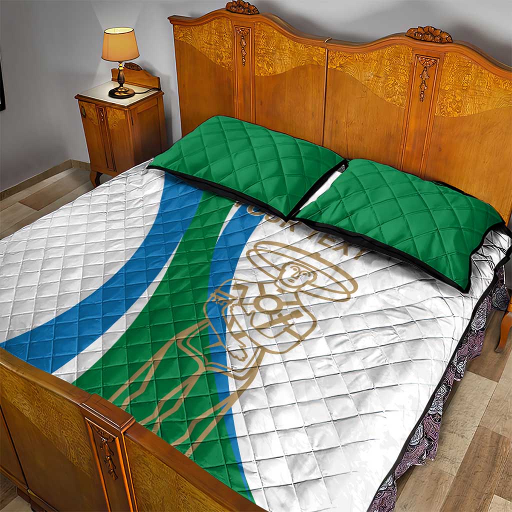 Personalized Italian Region Abruzzo Quilt Bed Set Italy Sporty Style - Wonder Print Shop