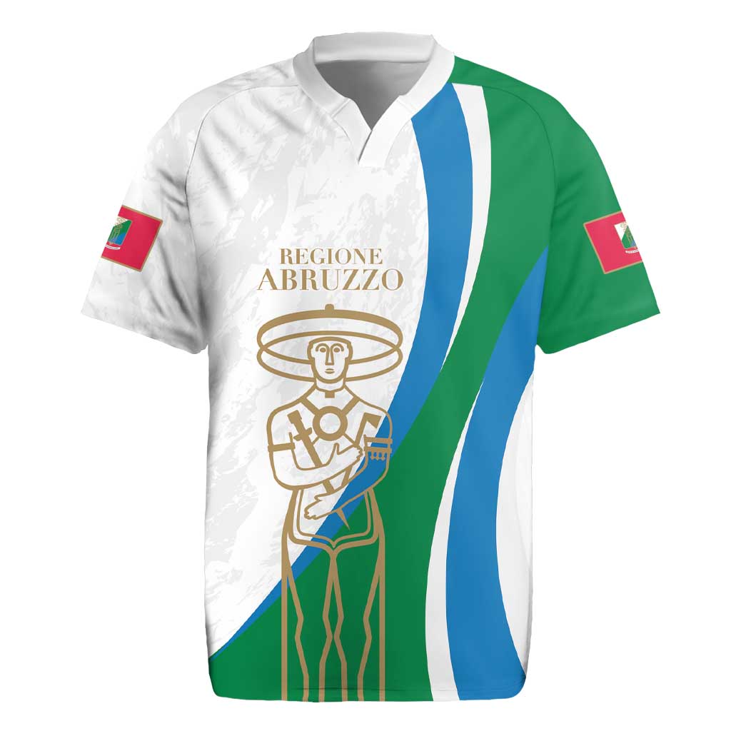 Personalized Italian Region Abruzzo Rugby Jersey Italy Sporty Style - Wonder Print Shop