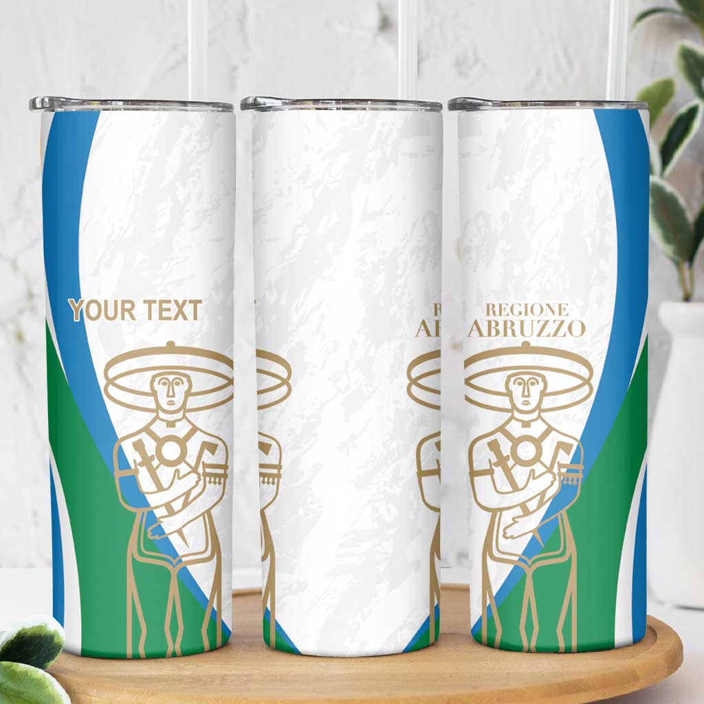 Personalized Italian Region Abruzzo Skinny Tumbler Italy Sporty Style - Wonder Print Shop