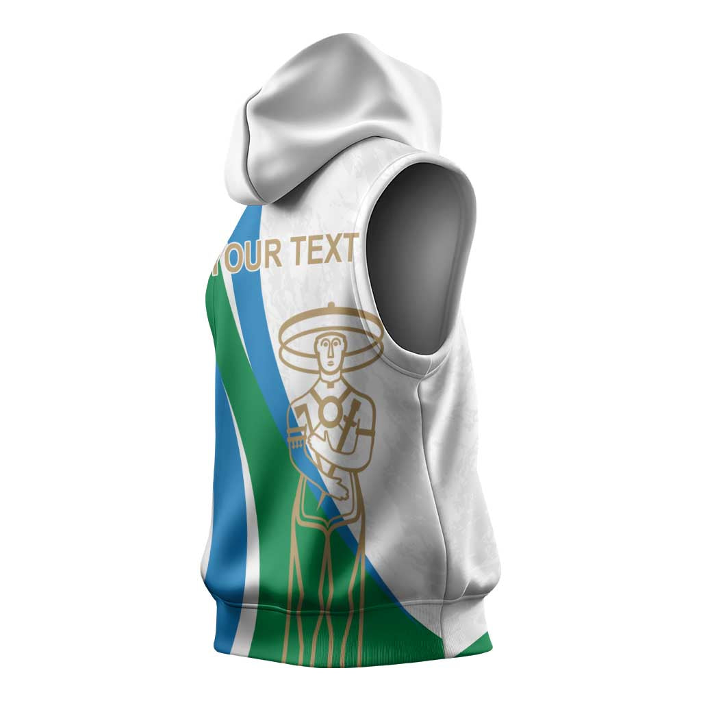 Personalized Italian Region Abruzzo Sleeveless Hoodie Italy Sporty Style - Wonder Print Shop