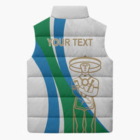 Personalized Italian Region Abruzzo Sleeveless Puffer Jacket Italy Sporty Style - Wonder Print Shop