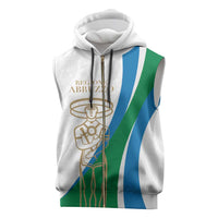 Personalized Italian Region Abruzzo Sleeveless Zip Hoodie Italy Sporty Style - Wonder Print Shop