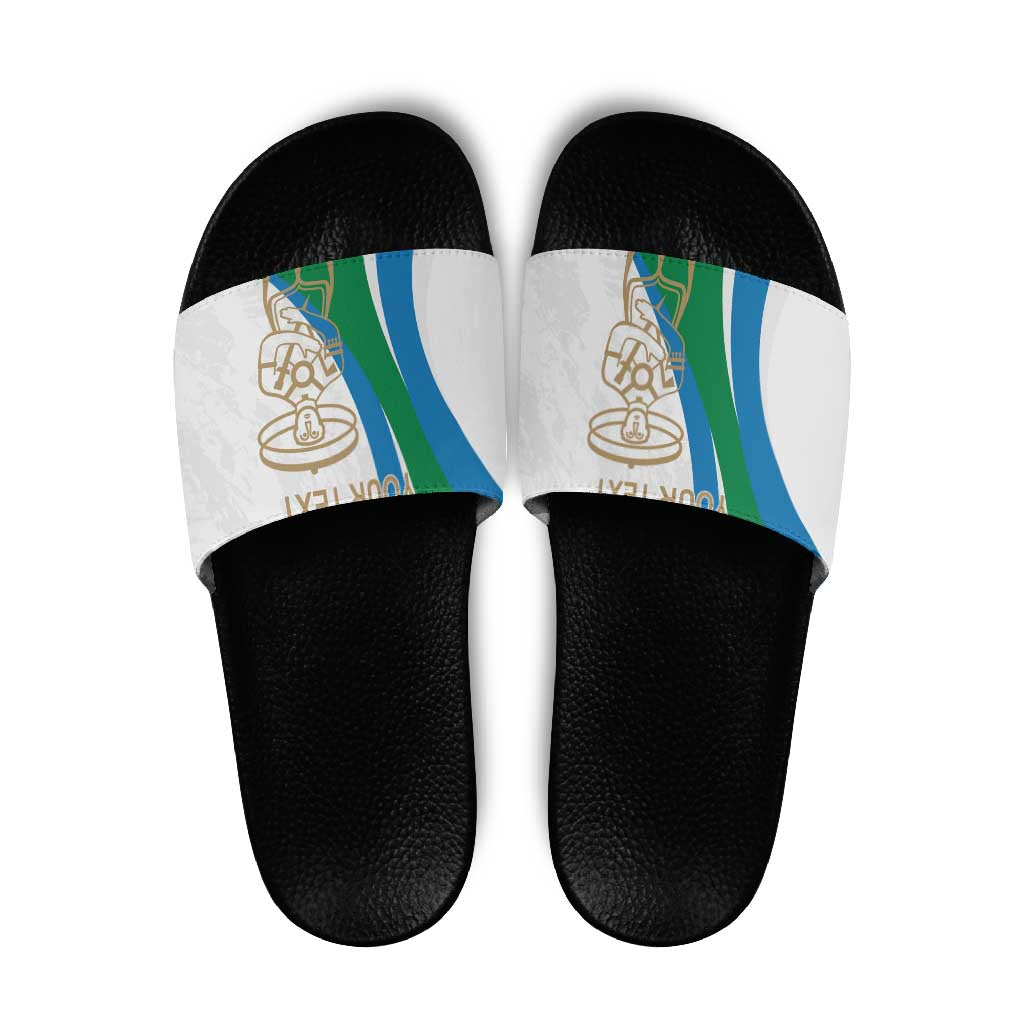 Personalized Italian Region Abruzzo Slide Sandals Italy Sporty Style - Wonder Print Shop