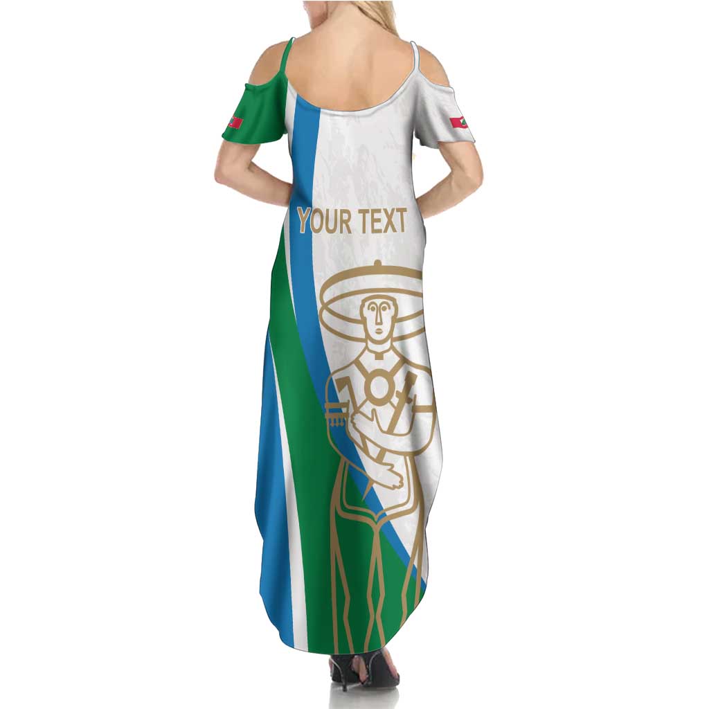 Personalized Italian Region Abruzzo Summer Maxi Dress Italy Sporty Style - Wonder Print Shop