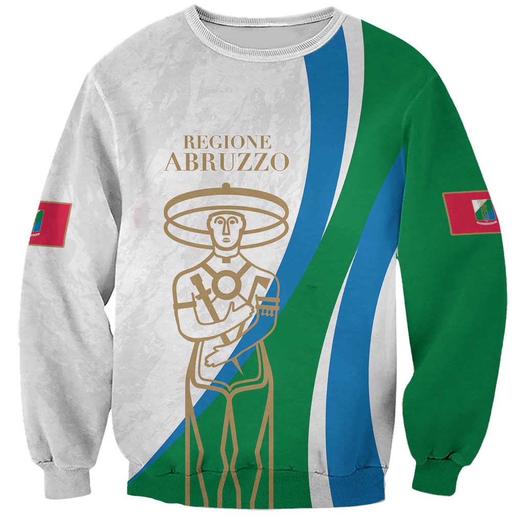 Personalized Italian Region Abruzzo Sweatshirt Italy Sporty Style - Wonder Print Shop