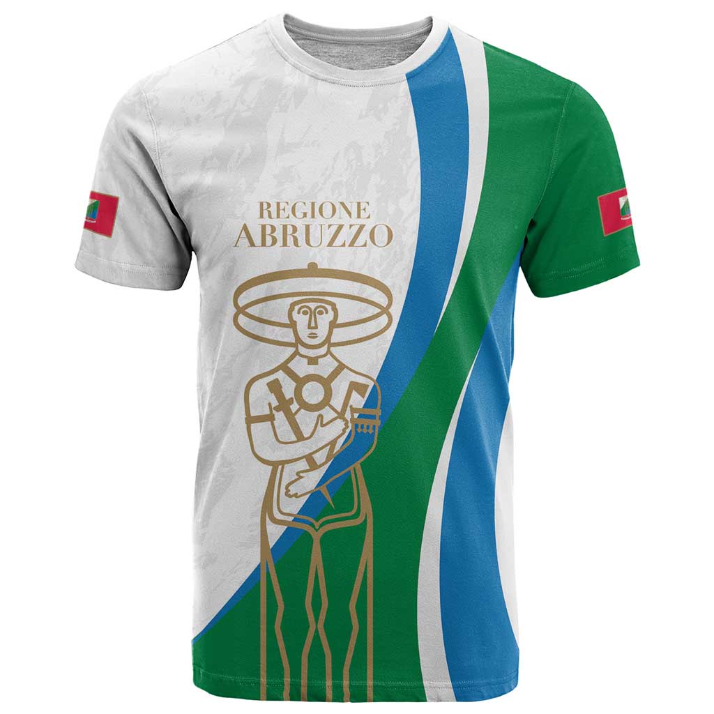 Personalized Italian Region Abruzzo T Shirt Italy Sporty Style - Wonder Print Shop