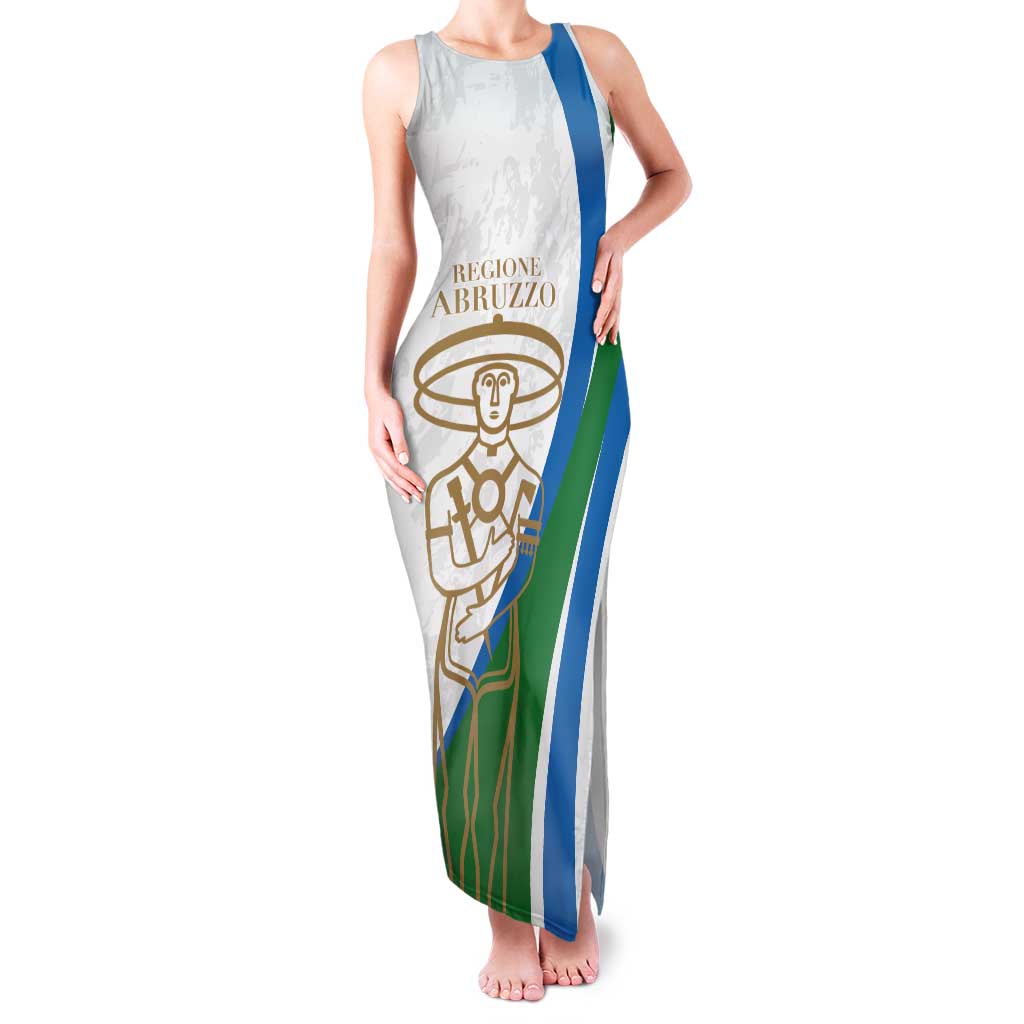 Personalized Italian Region Abruzzo Tank Maxi Dress Italy Sporty Style - Wonder Print Shop