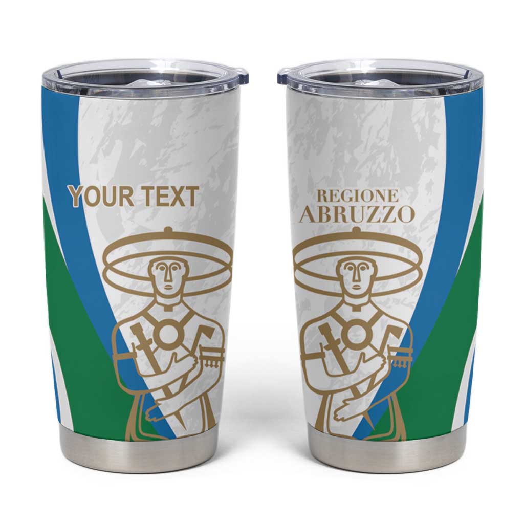 Personalized Italian Region Abruzzo Tumbler Cup Italy Sporty Style - Wonder Print Shop