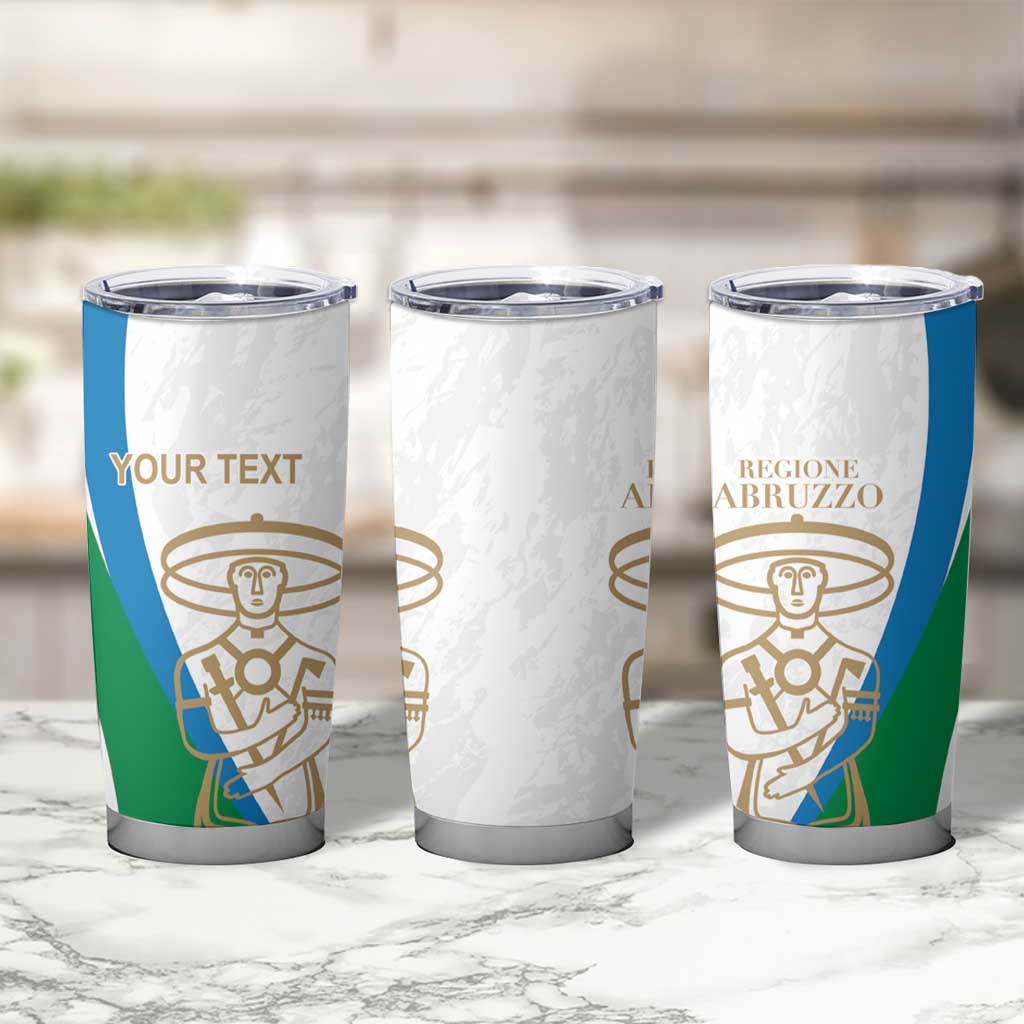 Personalized Italian Region Abruzzo Tumbler Cup Italy Sporty Style - Wonder Print Shop