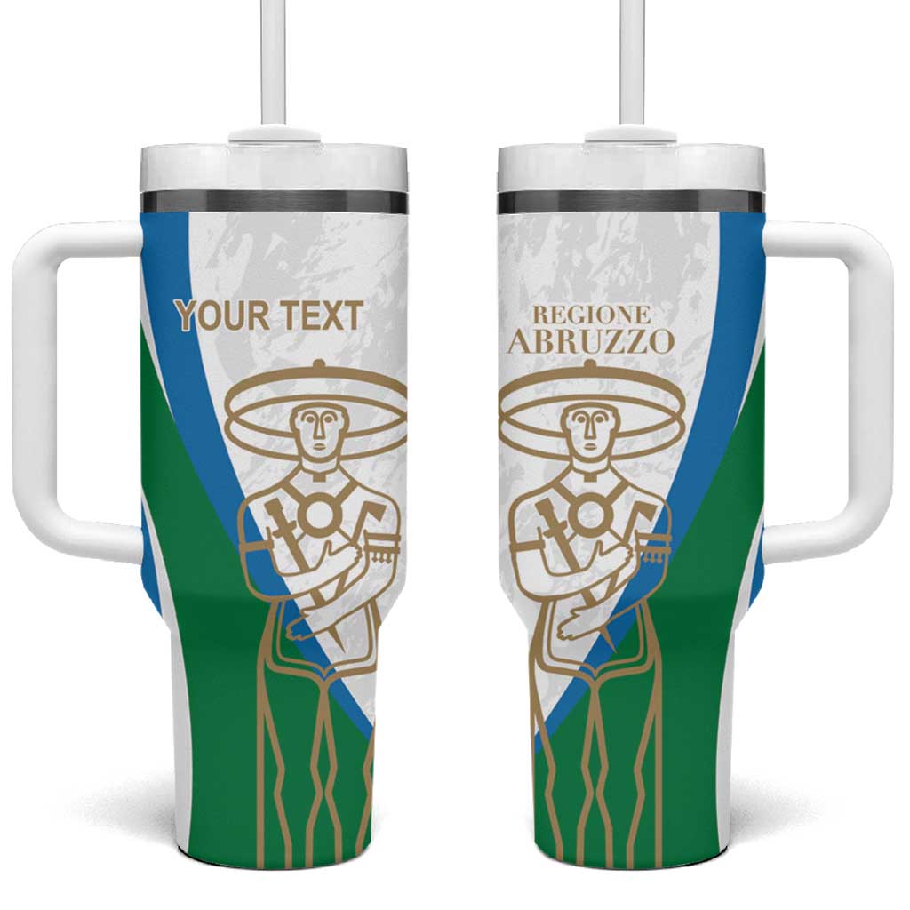 Personalized Italian Region Abruzzo Tumbler With Handle Italy Sporty Style - Wonder Print Shop