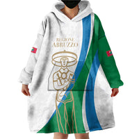 Personalized Italian Region Abruzzo Wearable Blanket Hoodie Italy Sporty Style - Wonder Print Shop