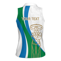 Personalized Italian Region Abruzzo Women Sleeveless Polo Shirt Italy Sporty Style - Wonder Print Shop