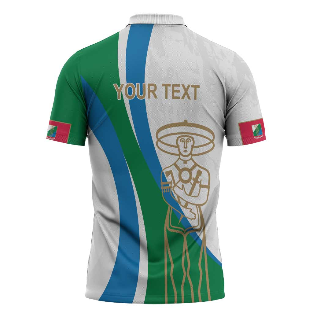 Personalized Italian Region Abruzzo Zipper Polo Shirt Italy Sporty Style - Wonder Print Shop