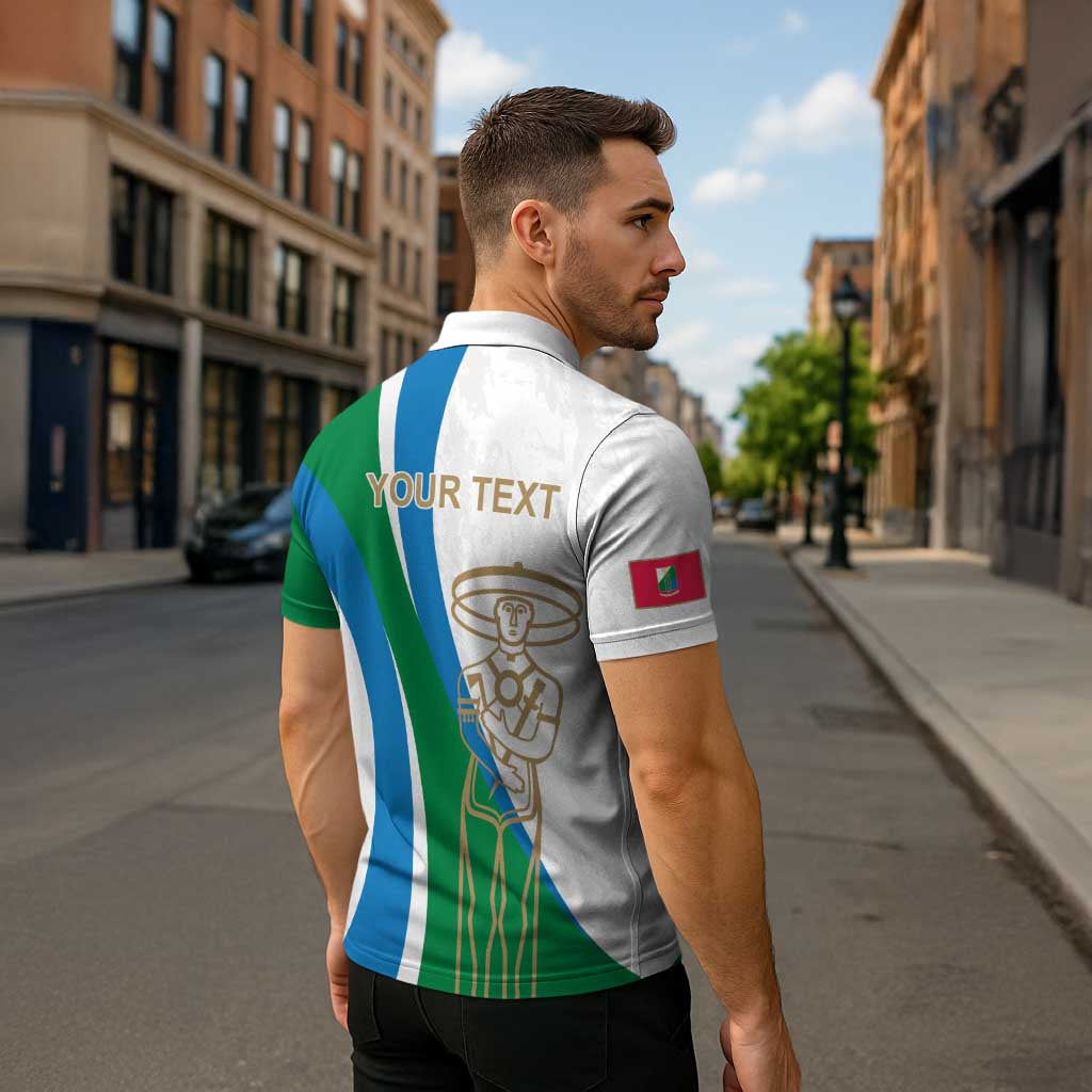 Personalized Italian Region Abruzzo Zipper Polo Shirt Italy Sporty Style - Wonder Print Shop