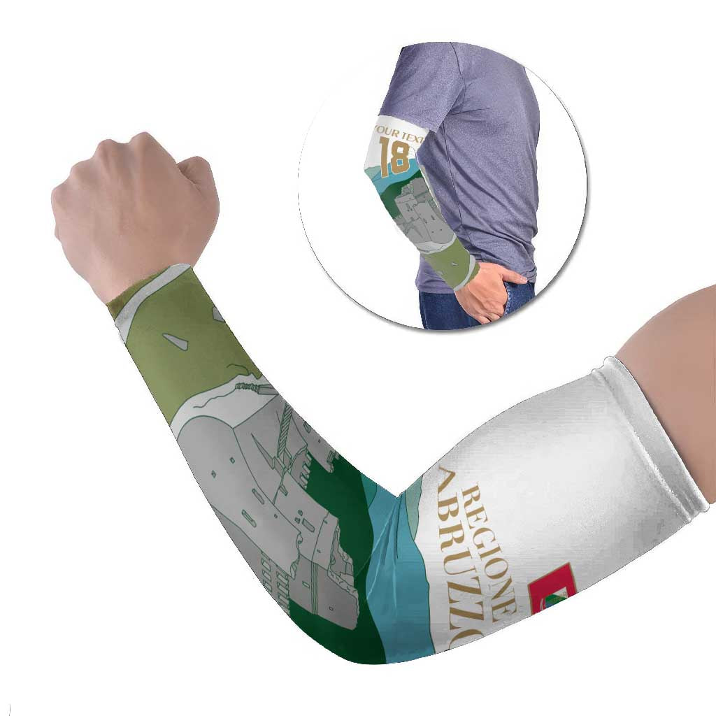 Custom Italy Abruzzo Arm Sleeves Gran Sasso d'Italia - Wonder Print Shop