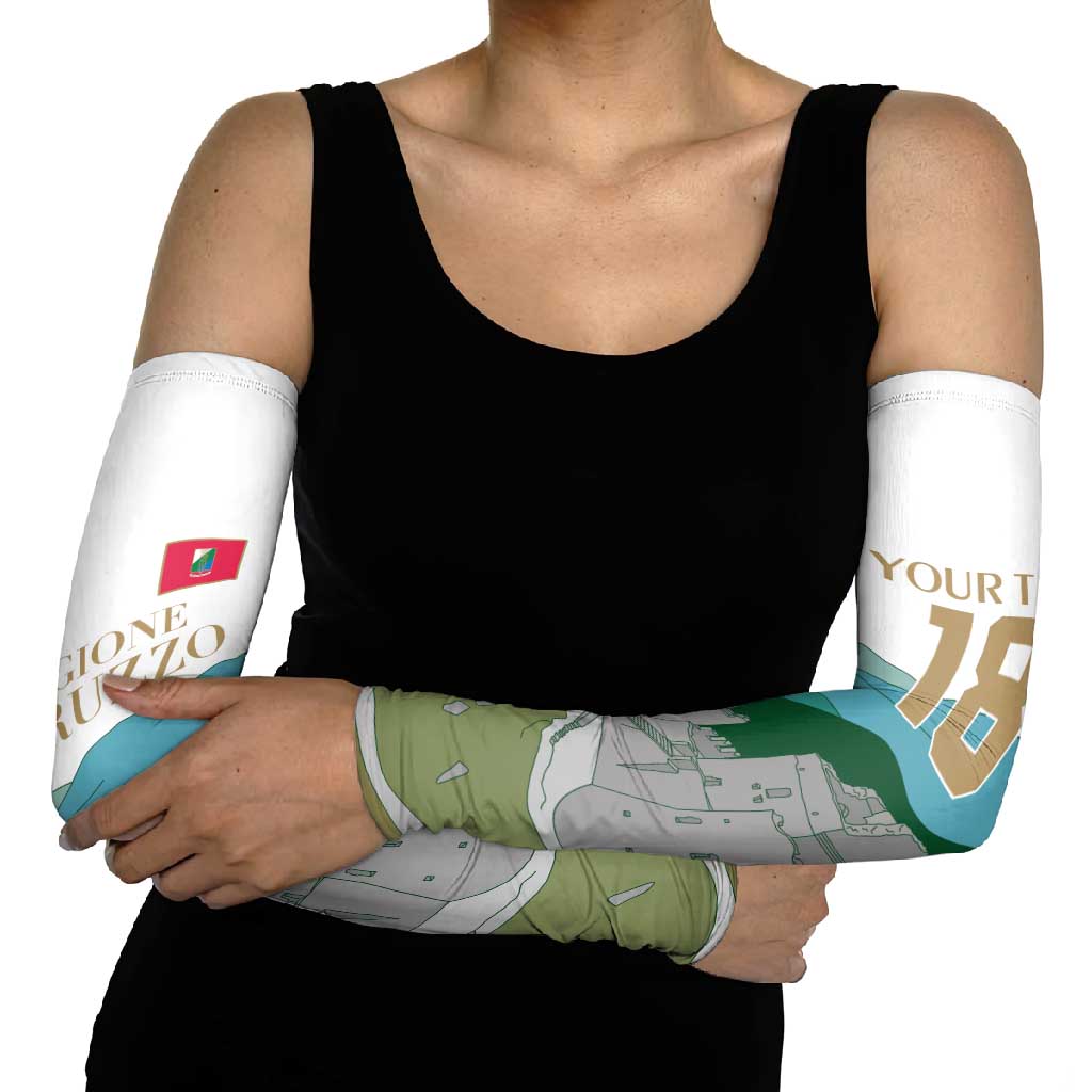 Custom Italy Abruzzo Arm Sleeves Gran Sasso d'Italia - Wonder Print Shop
