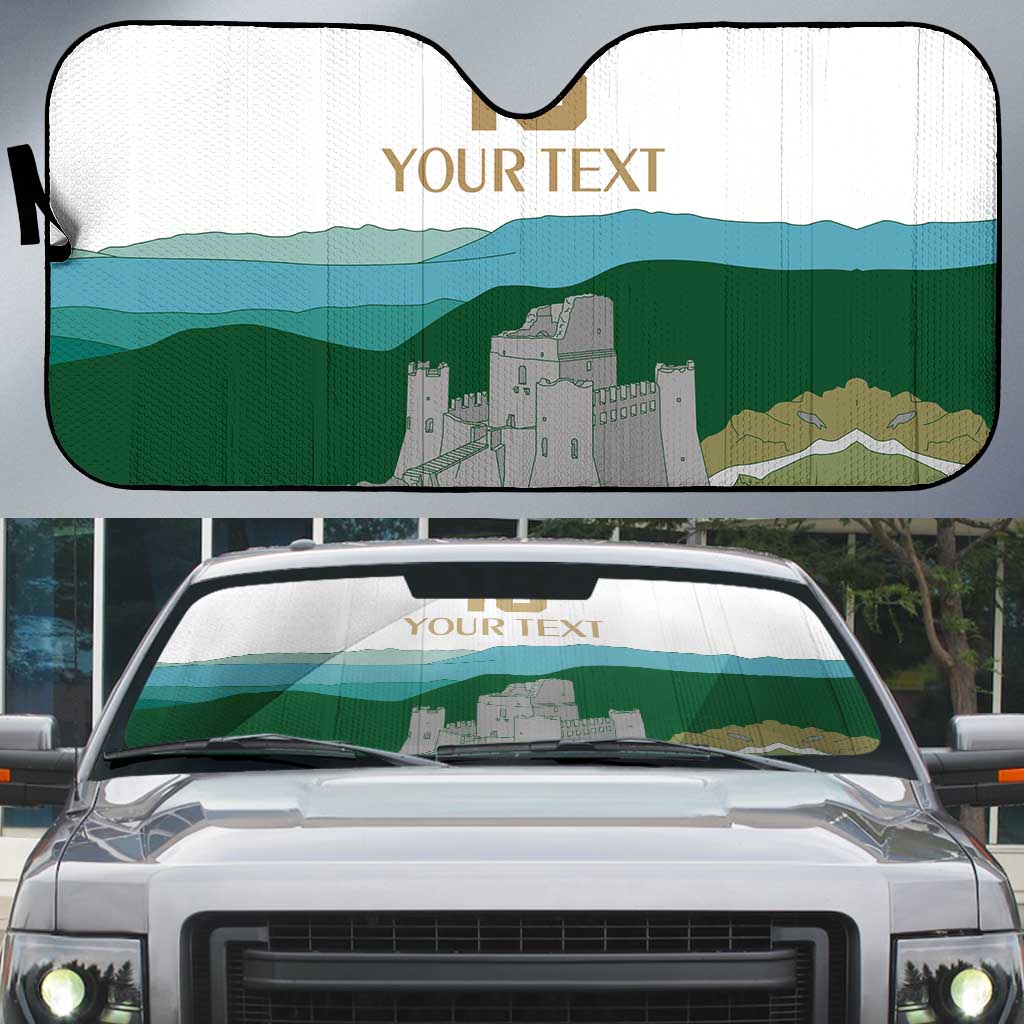 Custom Italy Abruzzo Auto Sun Shade Gran Sasso d'Italia - Wonder Print Shop