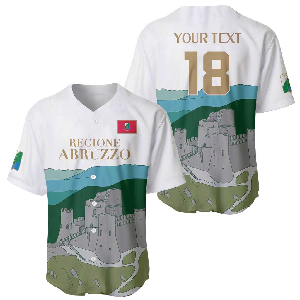 Custom Italy Abruzzo Baseball Jersey Gran Sasso d'Italia - Wonder Print Shop