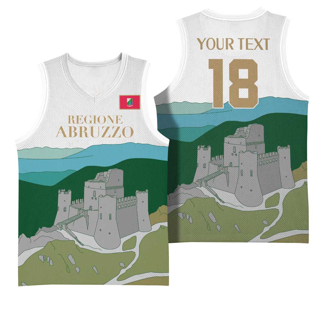 Custom Italy Abruzzo Basketball Jersey Gran Sasso d'Italia - Wonder Print Shop