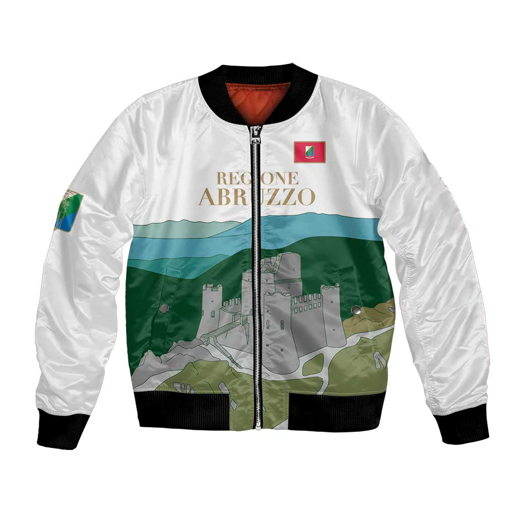 Custom Italy Abruzzo Bomber Jacket Gran Sasso d'Italia - Wonder Print Shop