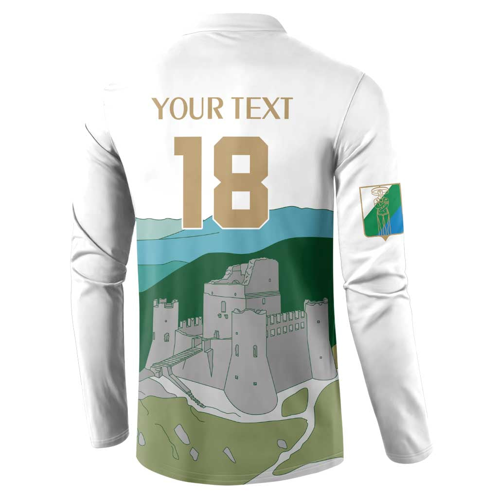 Custom Italy Abruzzo Button Sweatshirt Gran Sasso d'Italia - Wonder Print Shop