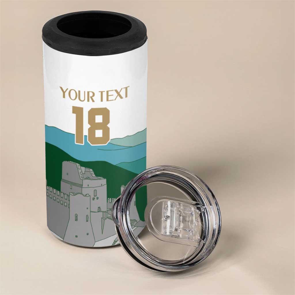 Custom Italy Abruzzo 4 in 1 Can Cooler Tumbler Gran Sasso d'Italia - Wonder Print Shop