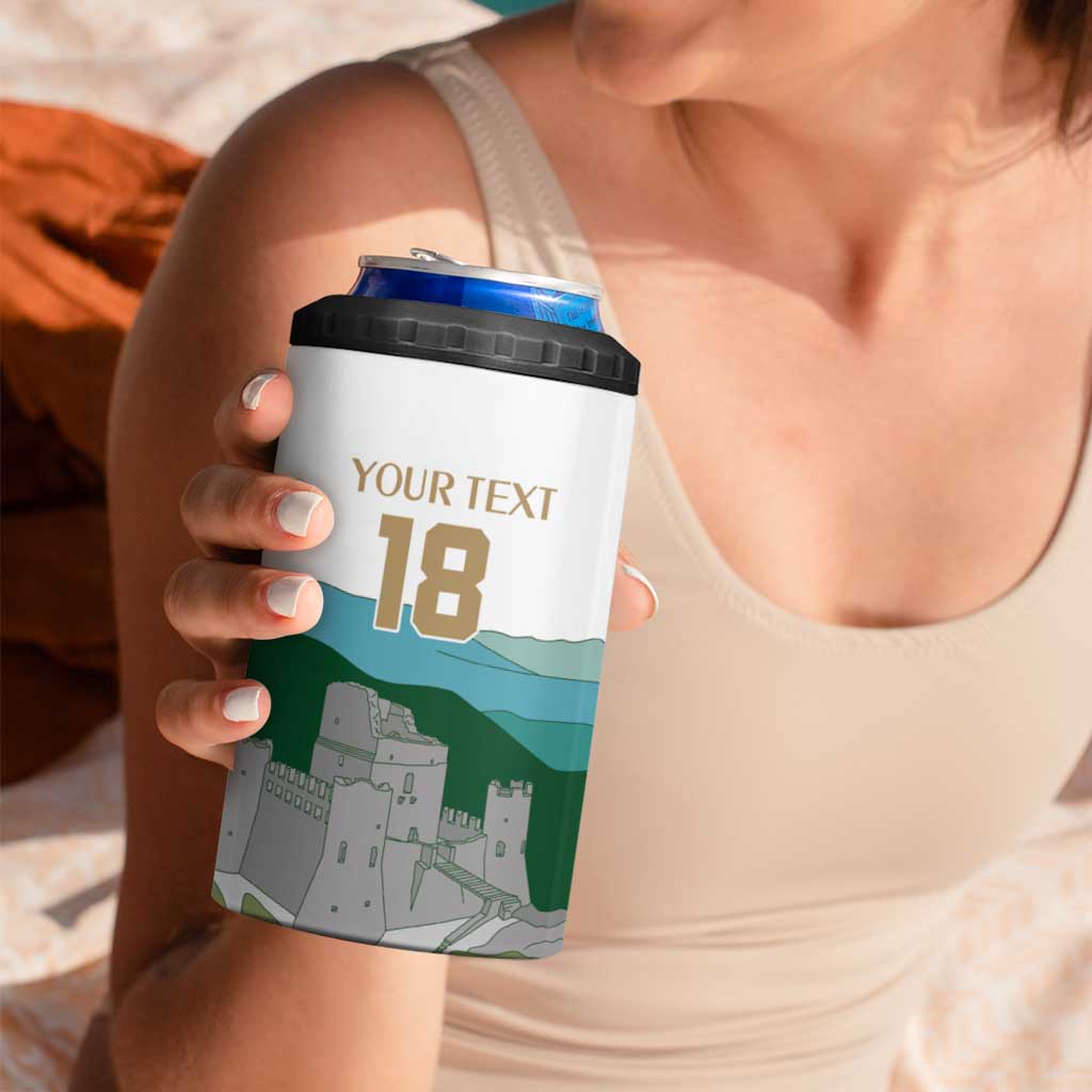 Custom Italy Abruzzo 4 in 1 Can Cooler Tumbler Gran Sasso d'Italia - Wonder Print Shop