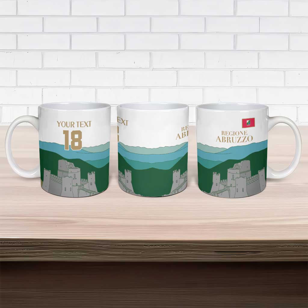 Custom Italy Abruzzo Ceramic Mug Gran Sasso d'Italia - Wonder Print Shop