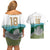Custom Italy Abruzzo Couples Matching Off Shoulder Short Dress and Hawaiian Shirt Gran Sasso d'Italia - Wonder Print Shop