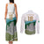 Custom Italy Abruzzo Couples Matching Tank Maxi Dress and Long Sleeve Button Shirt Gran Sasso d'Italia - Wonder Print Shop