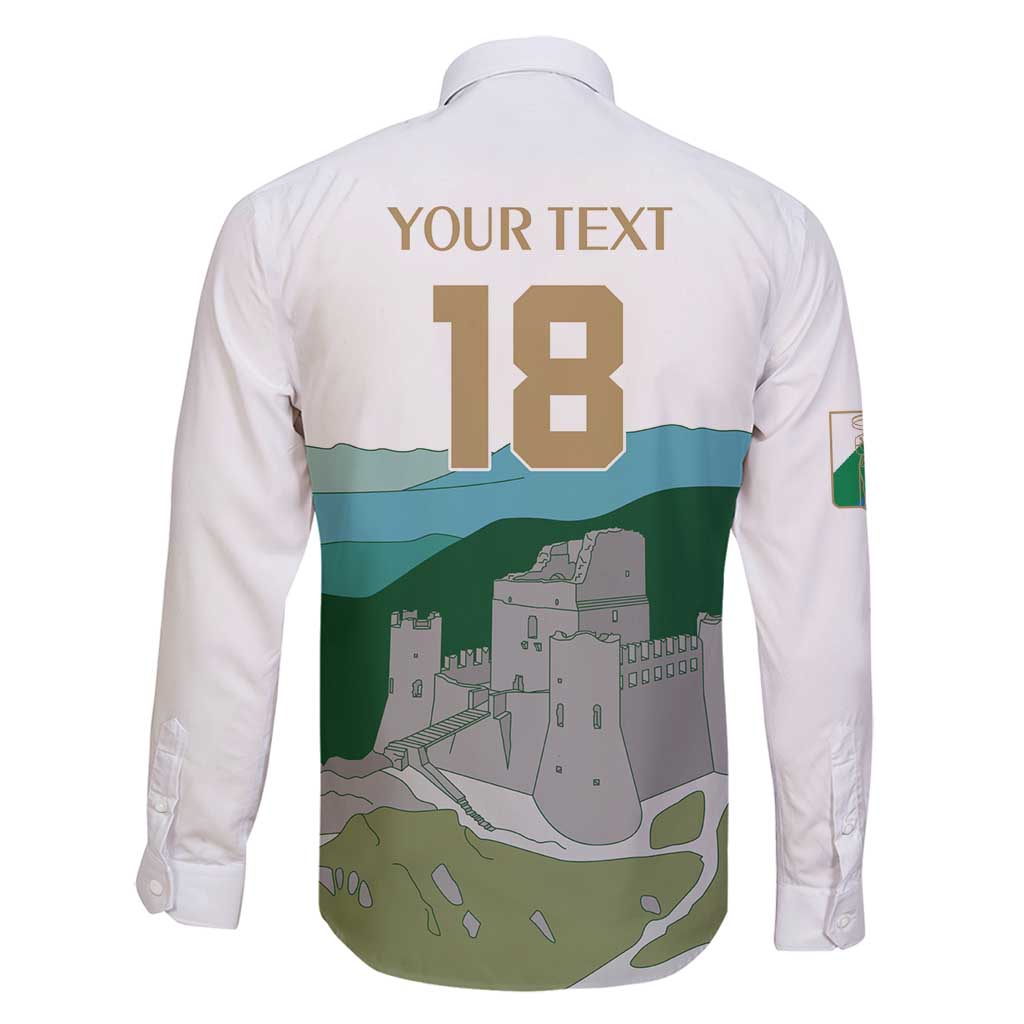 Custom Italy Abruzzo Family Matching Long Sleeve Bodycon Dress and Hawaiian Shirt Gran Sasso d'Italia - Wonder Print Shop